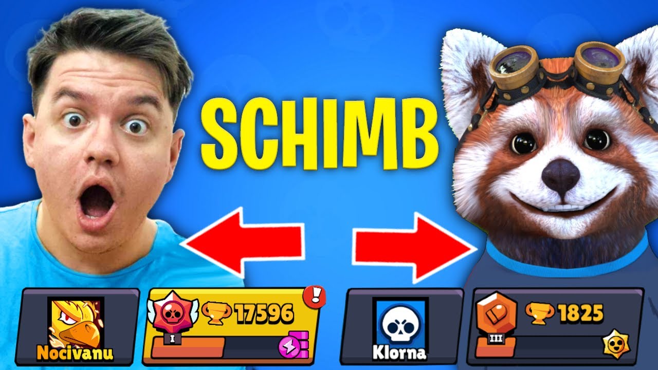 SCHIMB de CONTURI cu NOCIVANU in BRAWL STARS !