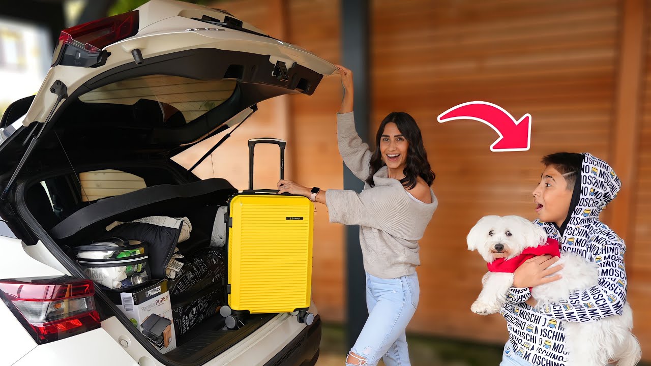 اول اجازة في المدرسة 😍 فاجأنا ابنا ب رحلة 🗺️