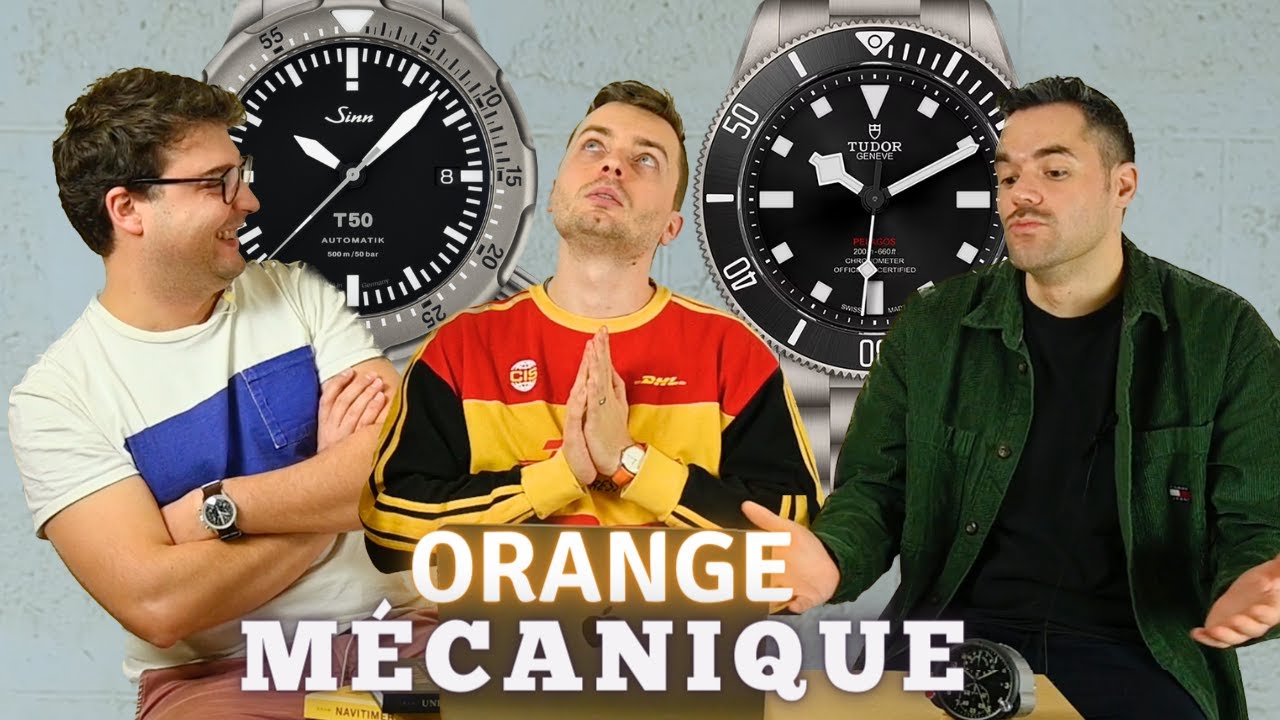 Les Montres en Titane ! Tudor Pelagos VS Sinn T50 ! Orange Mécanique 19