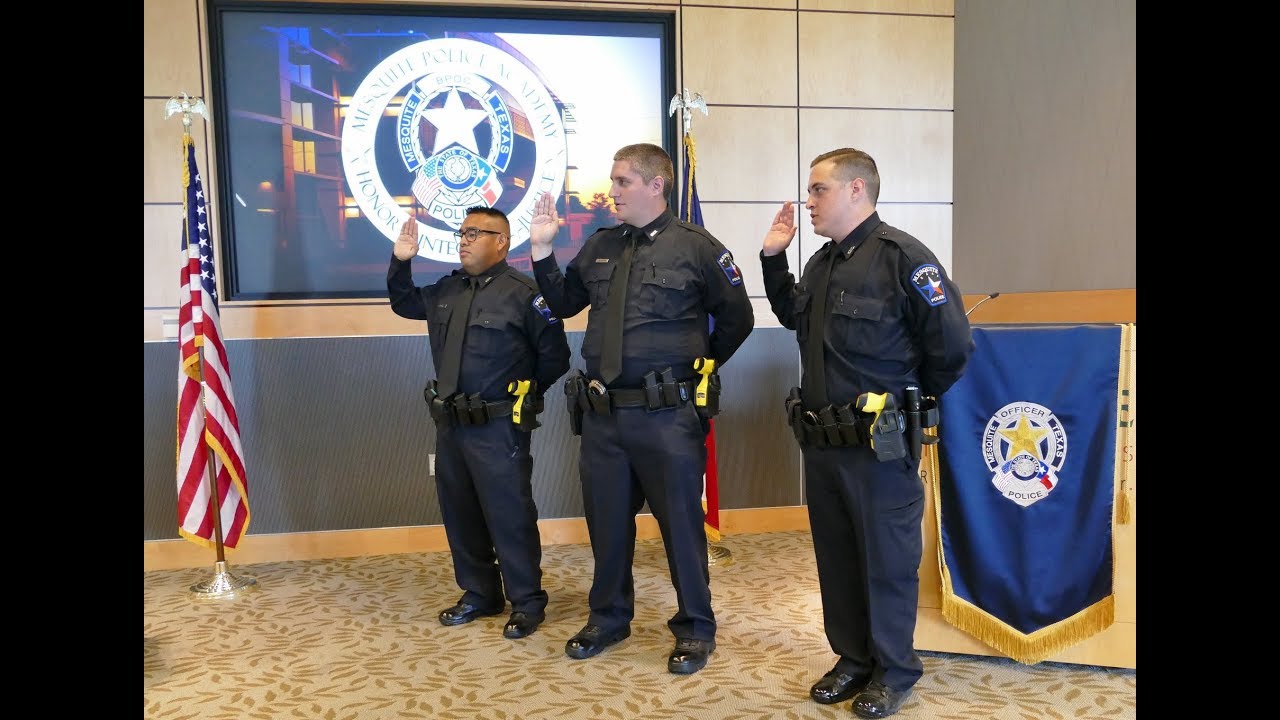 Mesquite Police Department Academy Graduation - June 2018