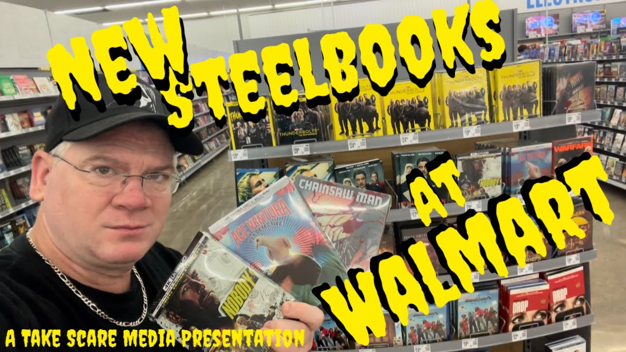 NEW STEELBOOKS AT WALMART | 4k, Blu-ray Shopping Trip 