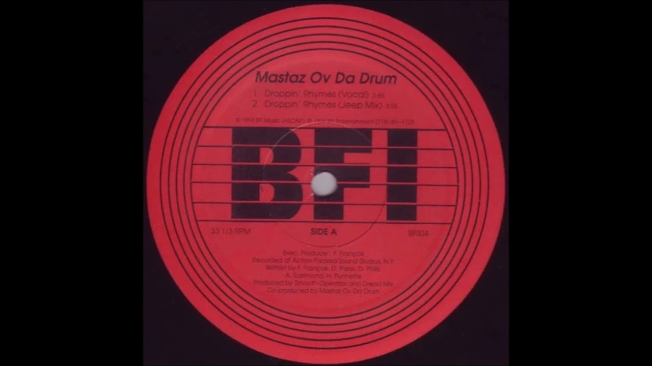 Mastaz Ov Da Drum - Droppin' Rhymes