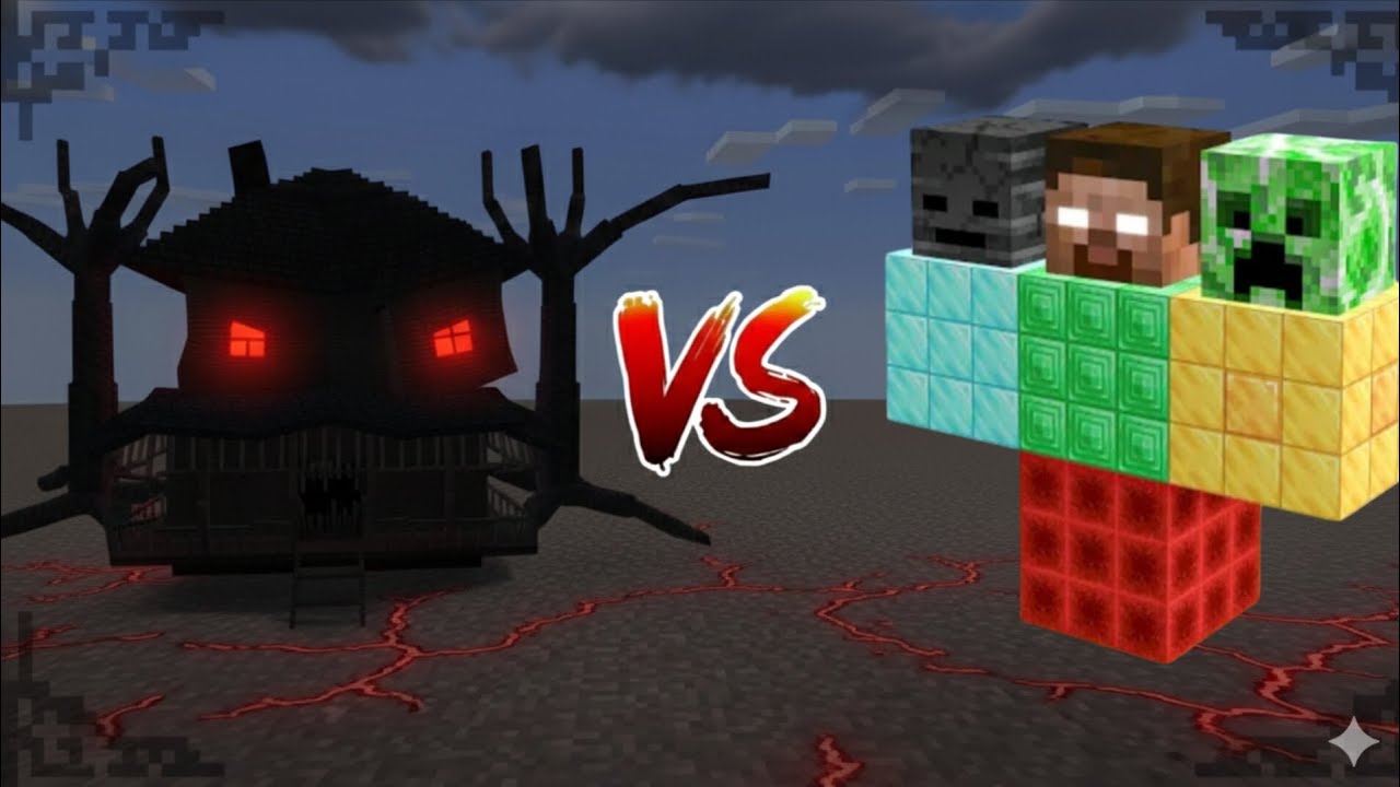 Epic Minecraft Mob Battle: Monster House VS All Mutant Bosses! 🔥