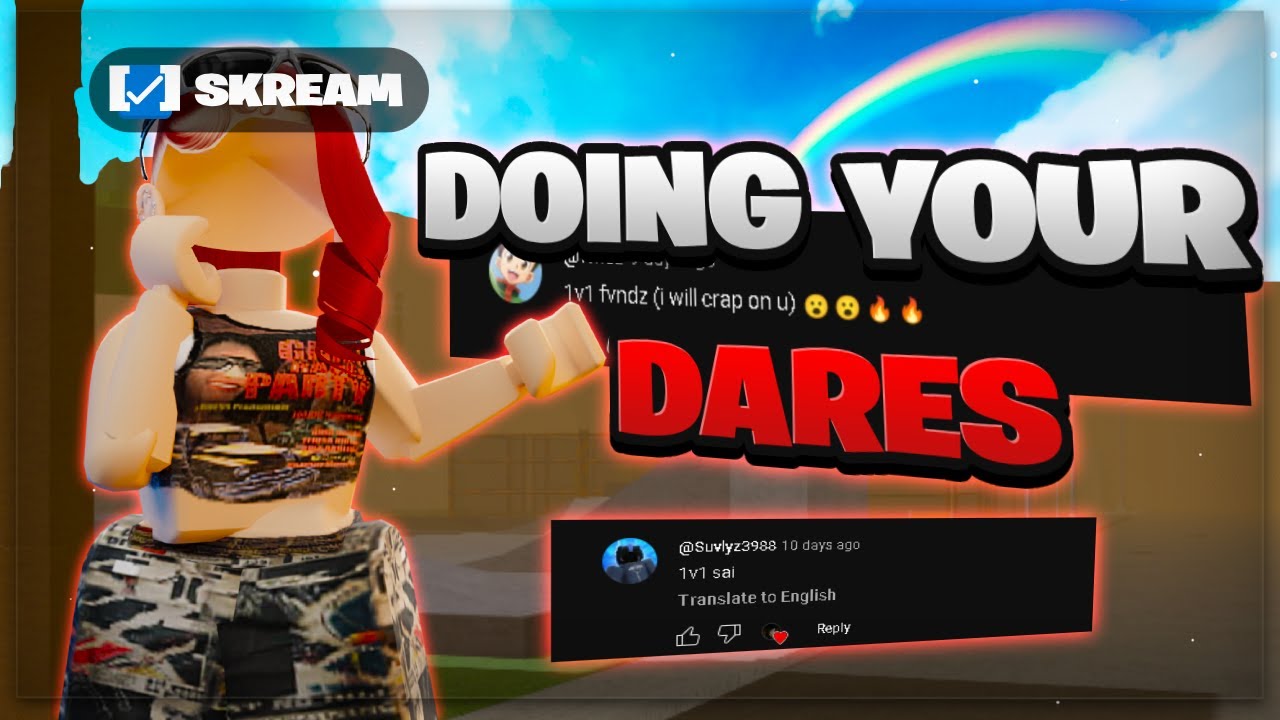 Doing YOUR Dares In Dahood... ⭐ *FUNNY*
