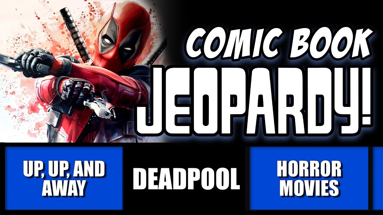 Comic Book Jeopardy! A Comic Trivia Quiz with 31 Questions on MARVEL, DC COMICS, and More!