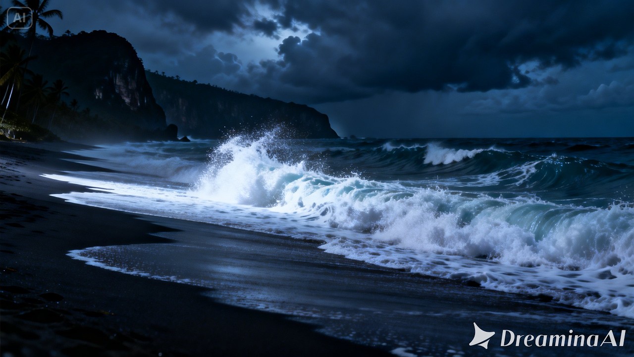 Fall Asleep Instantly in Under 3 Minutes With Calm Ocean Waves at Night