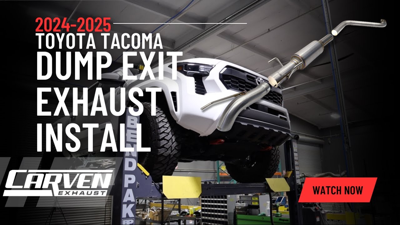2024+ Toyota Tacoma Carven Exhaust Dump Exit Exhaust Kit 