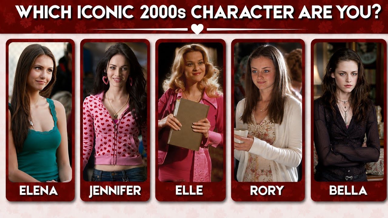 Which Iconic 2000s Character Are You?💋| Personality Quiz 