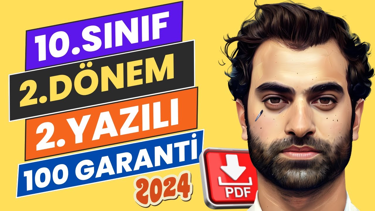 10. SINIF İNGİLİZCE 2. DÖNEM 2. YAZILI SORULARI | YENİ SINAV SİSTEMİ | 2023-2024