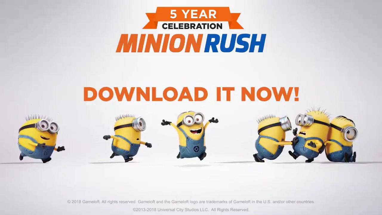 Minion Rush 5 Year Celebration Update Trailer HD!