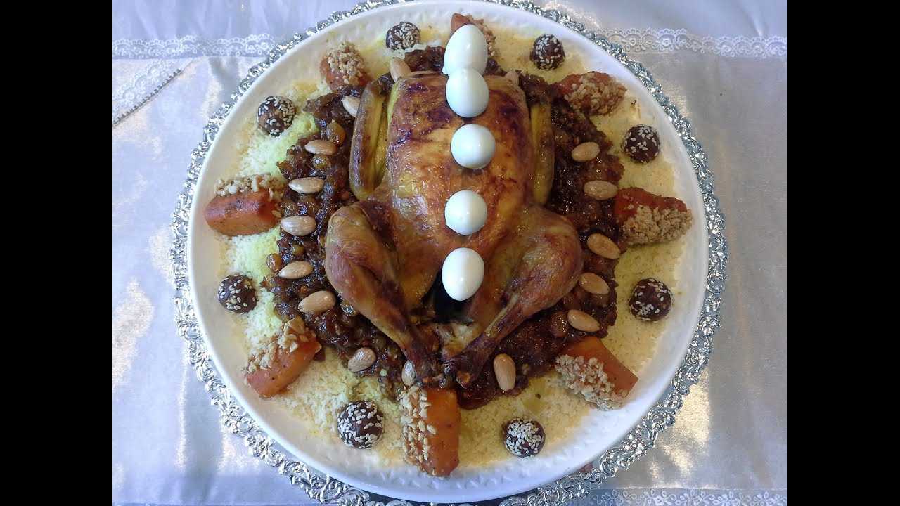 كسكس بالتفاية بريستيج بطريقة سهلة ومبسطة للمبتدءات 🌷🌷🌹couscous marocain Tfaya