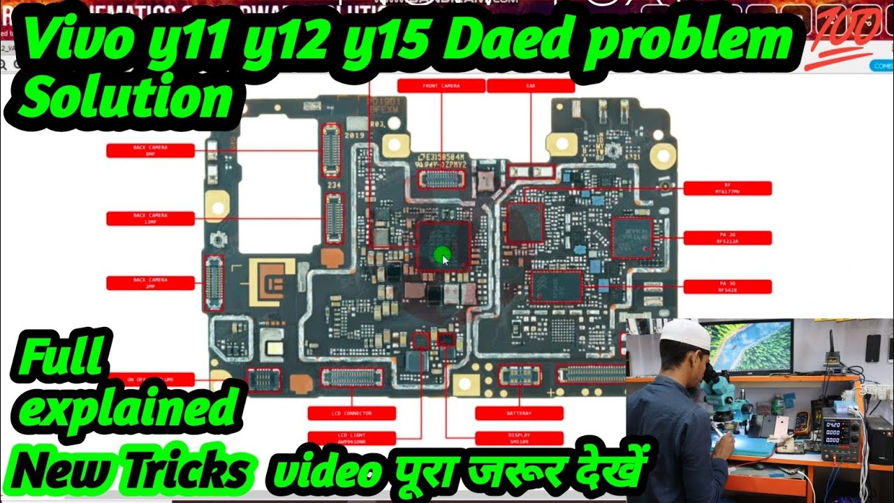 Vivo y12 y11 y15 Dead problem 💯 solution ,How to check dead Mobile repair step by step