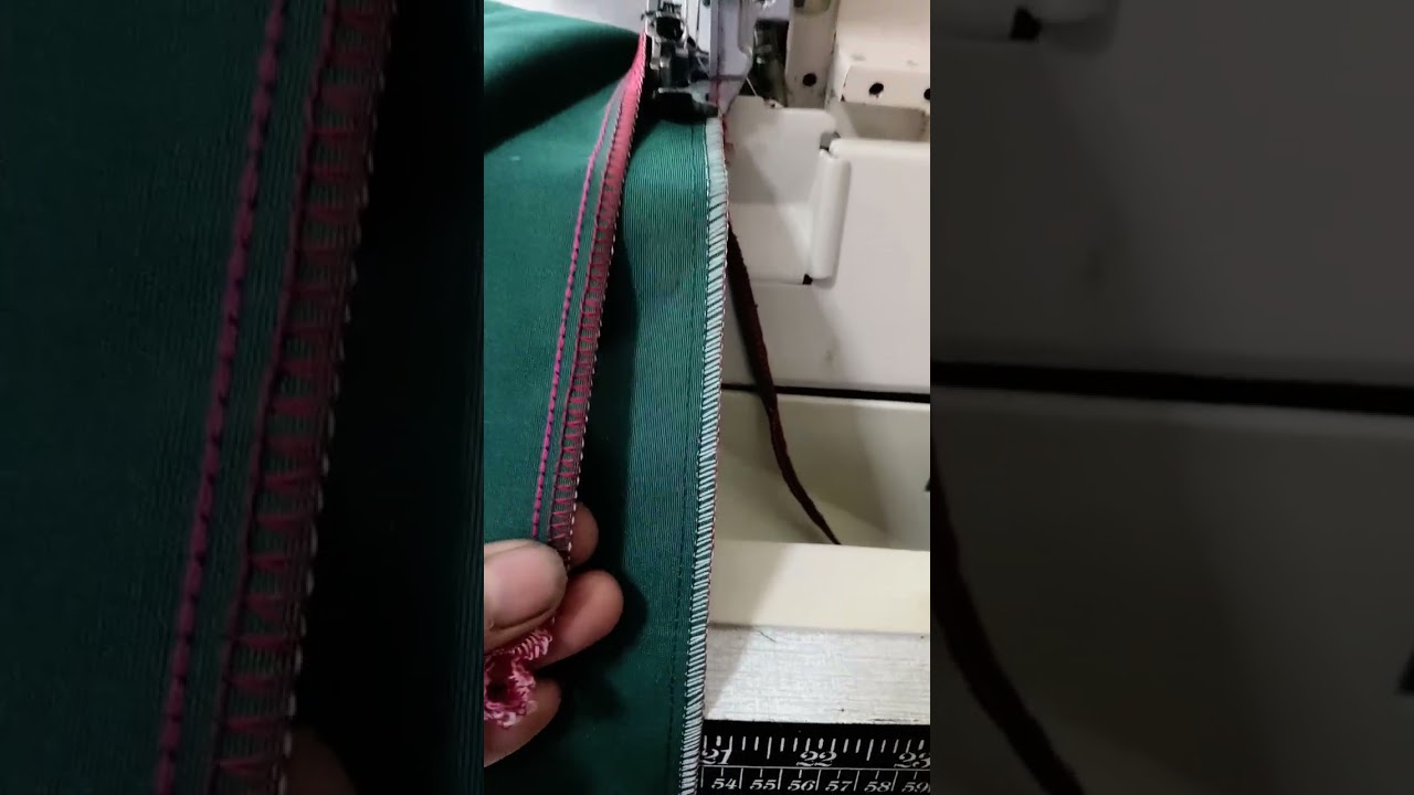 #sewing #จักรโพ้ง​5​เส้น
