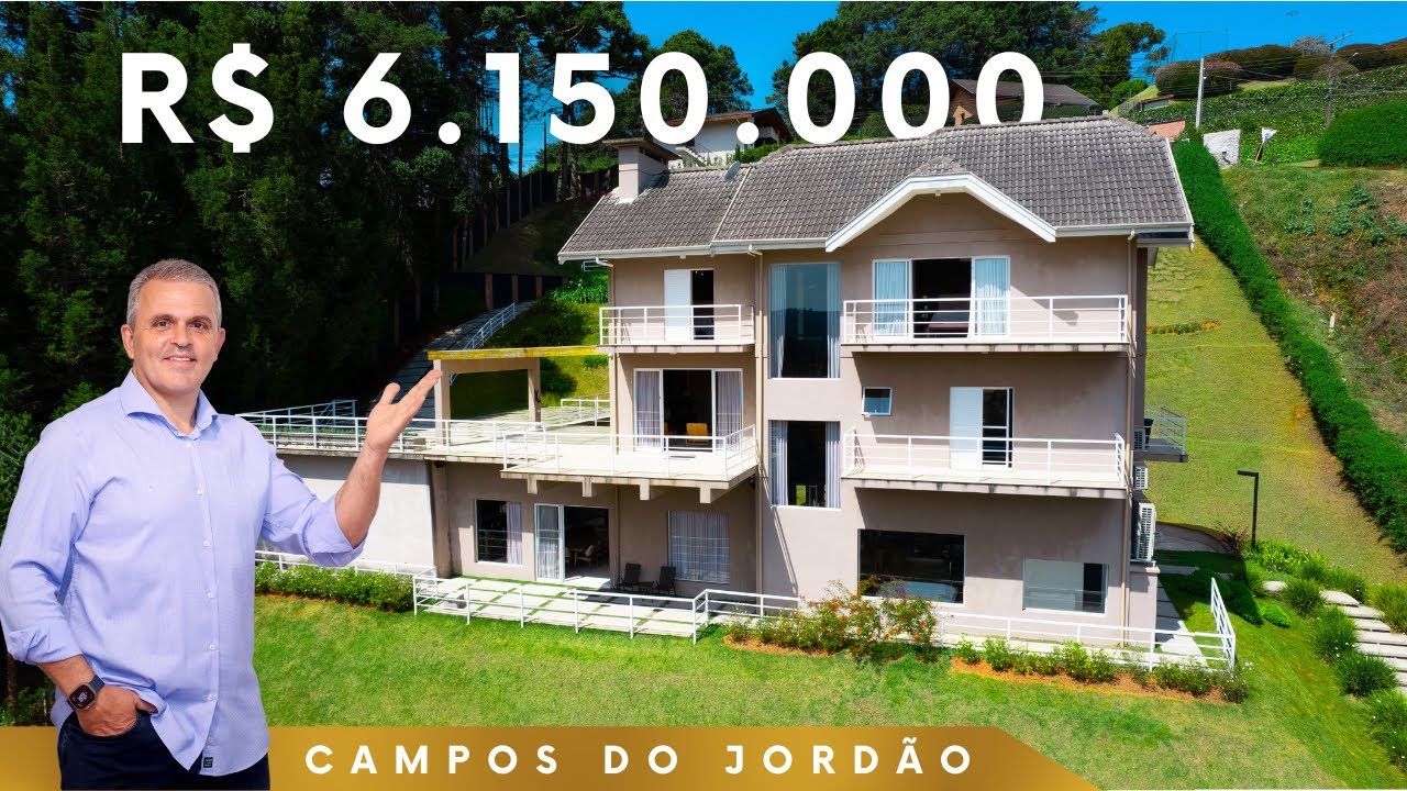 VOCÊ VAI Se ENCANTAR com Esta Casa INTELIGENTE em MEIO à NATUREZA em Campos do Jordão!