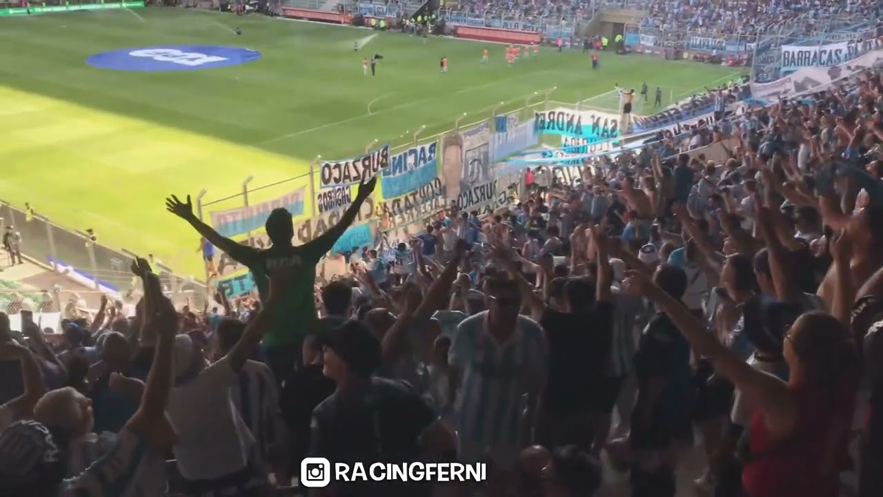 Racing Campeón en San Luis - LLegó la banda de La acade - Racing 2 - 1 Boca - 2022