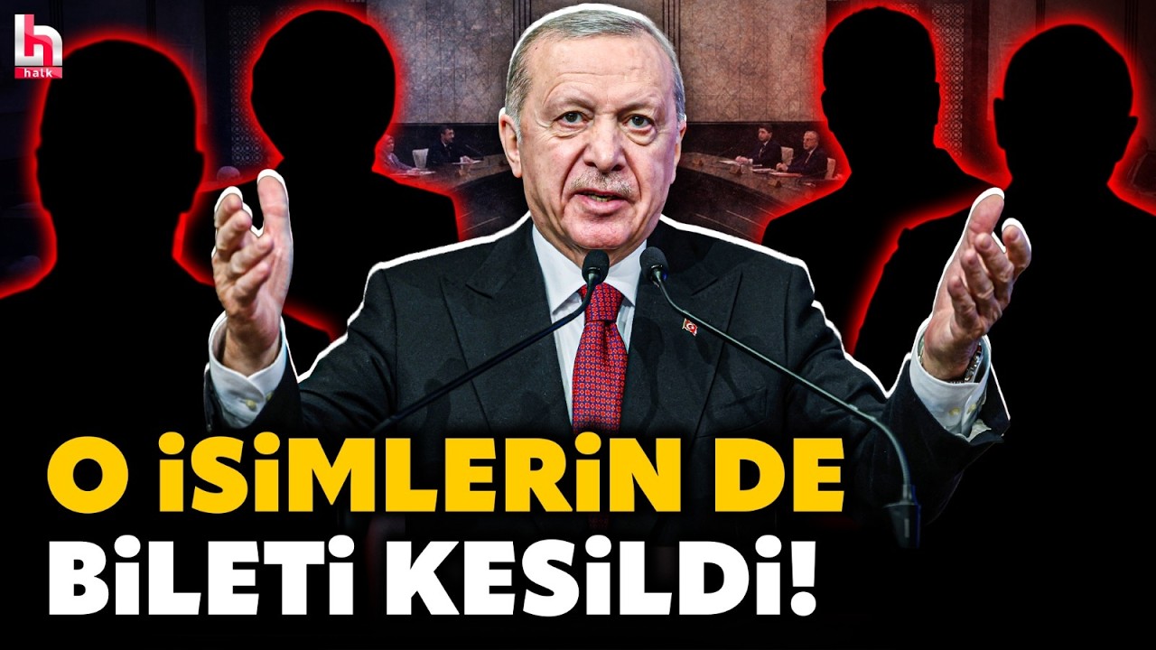 Erdoğan kolları sıvadı! Ali Yerlikaya ve Yılmaz Tunç'un ardından 4 bakanın daha bileti kesildi!