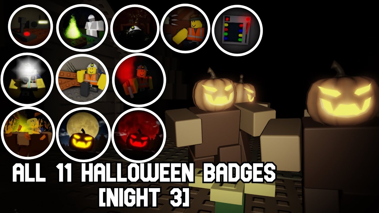 Residence Massacre - ALL 11 HALLOWEEN BADGES [NIGHT 3]