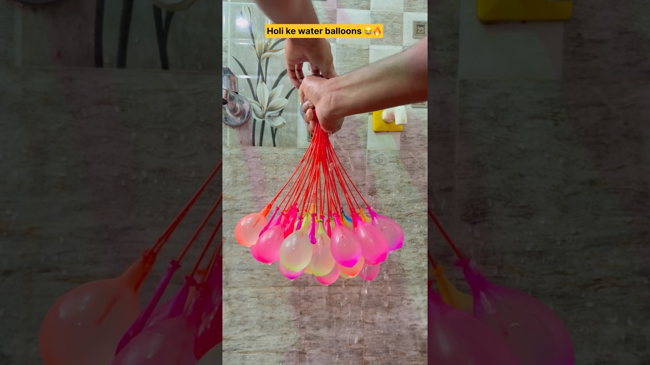Holi ke ballons aur chotabhai 😂🔥 #shorts #comedy #funny #relatable #chotabhai #holi #indian