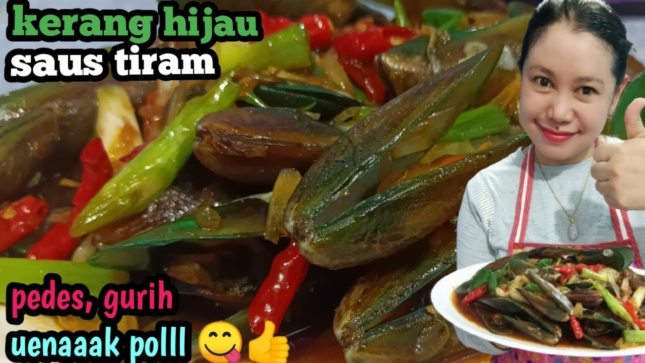 Resep kerang hijau saus tiram enak ||variasi masakan kerang enak