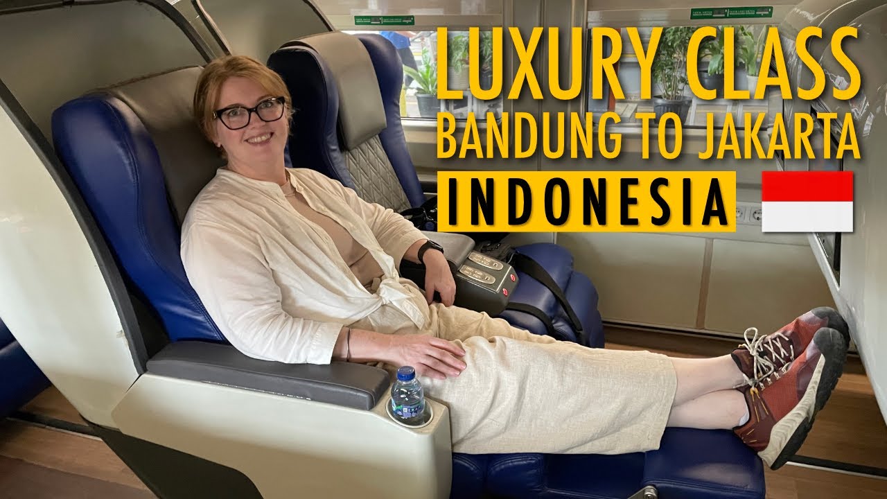 Bandung to Jakarta: Indonesian Luxury Class Train 🇮🇩
