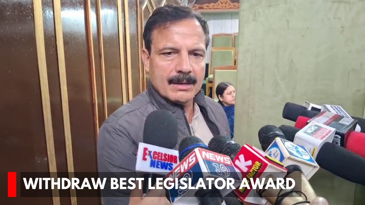Mankotia Seeks Withdrawal of Harsh Dev’s ‘Best Legislator’ Award Citing 12 FIRs