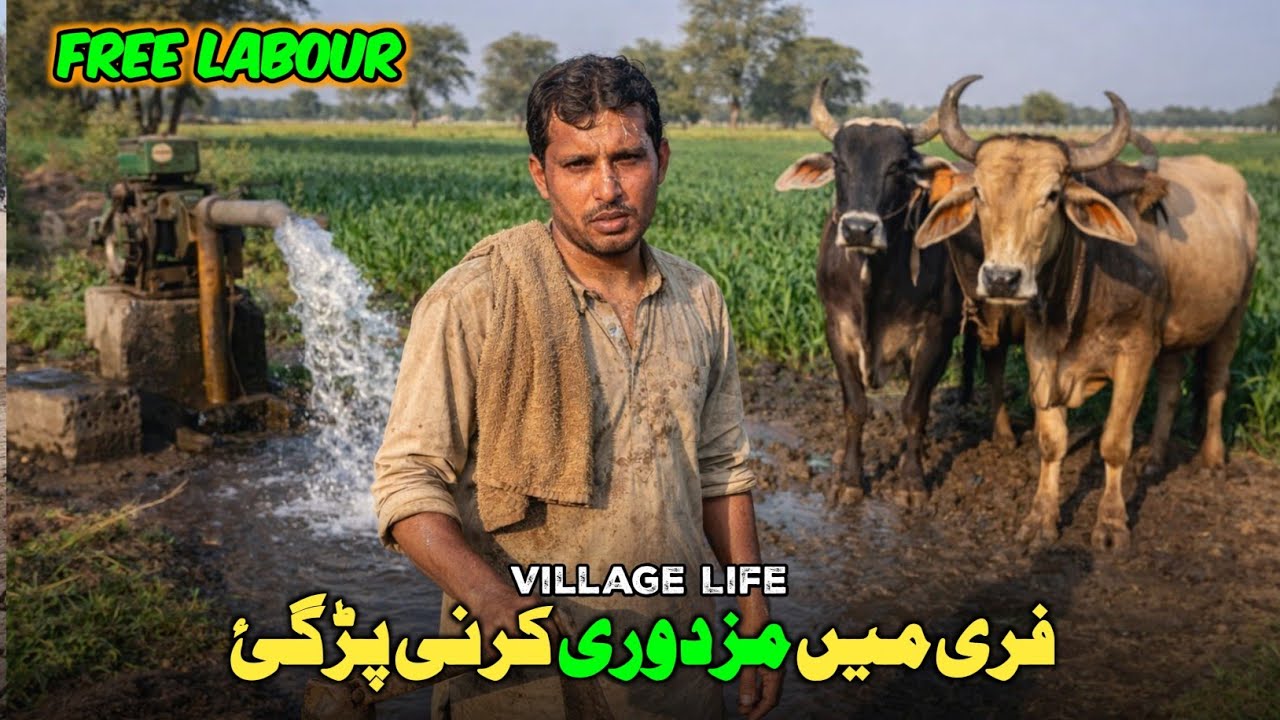 FREE LABOUR | فری میں مزدوری کرنا پڑ گئ 😓 | Village Life | Create By Amir 