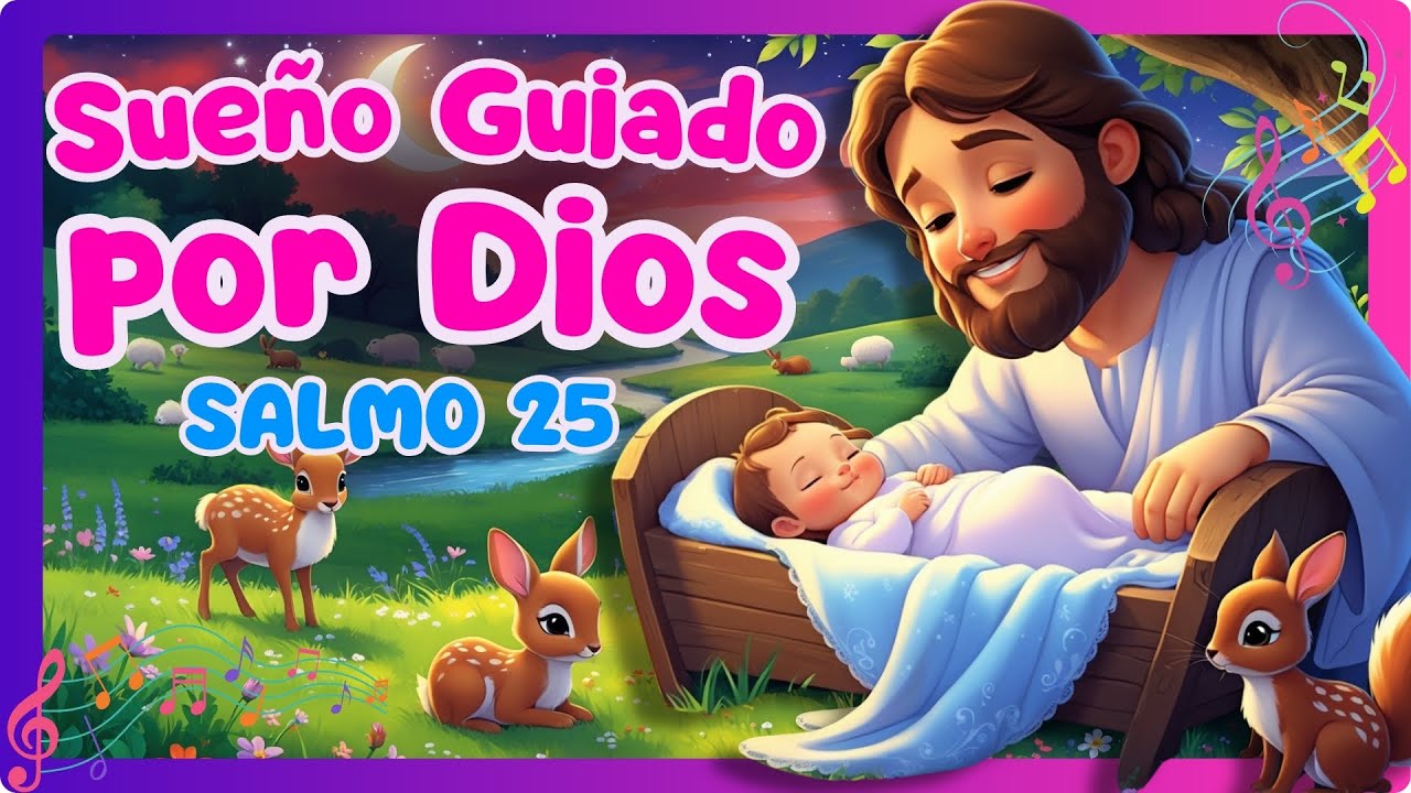 ¡Confía en la Guía Divina! 💖Canciones de Cuna en el Salmo 25 Para Un Sueño Guiado Por Dios 🌙
