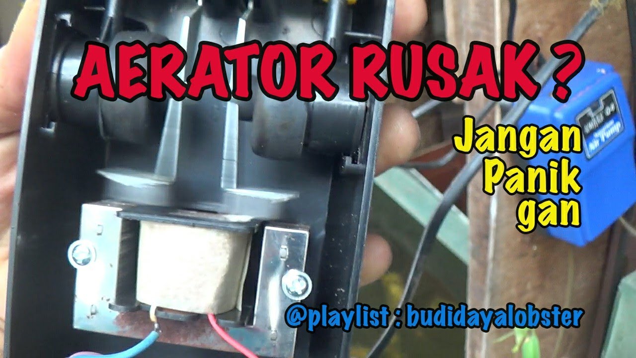 Cara memperbaiki aerator rusak