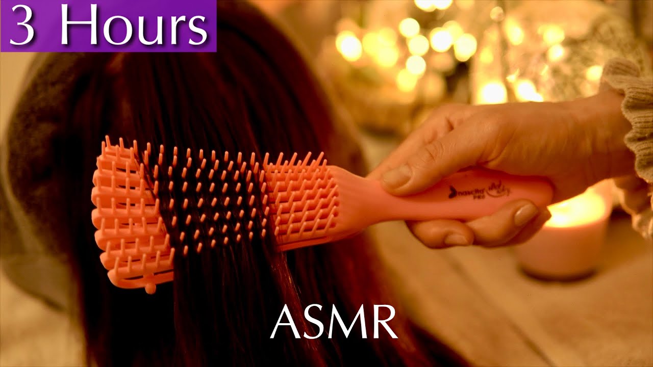💜ASMR Hair Brushing💜Comfort & Relaxation, Help You Sleep 👼 No Talking