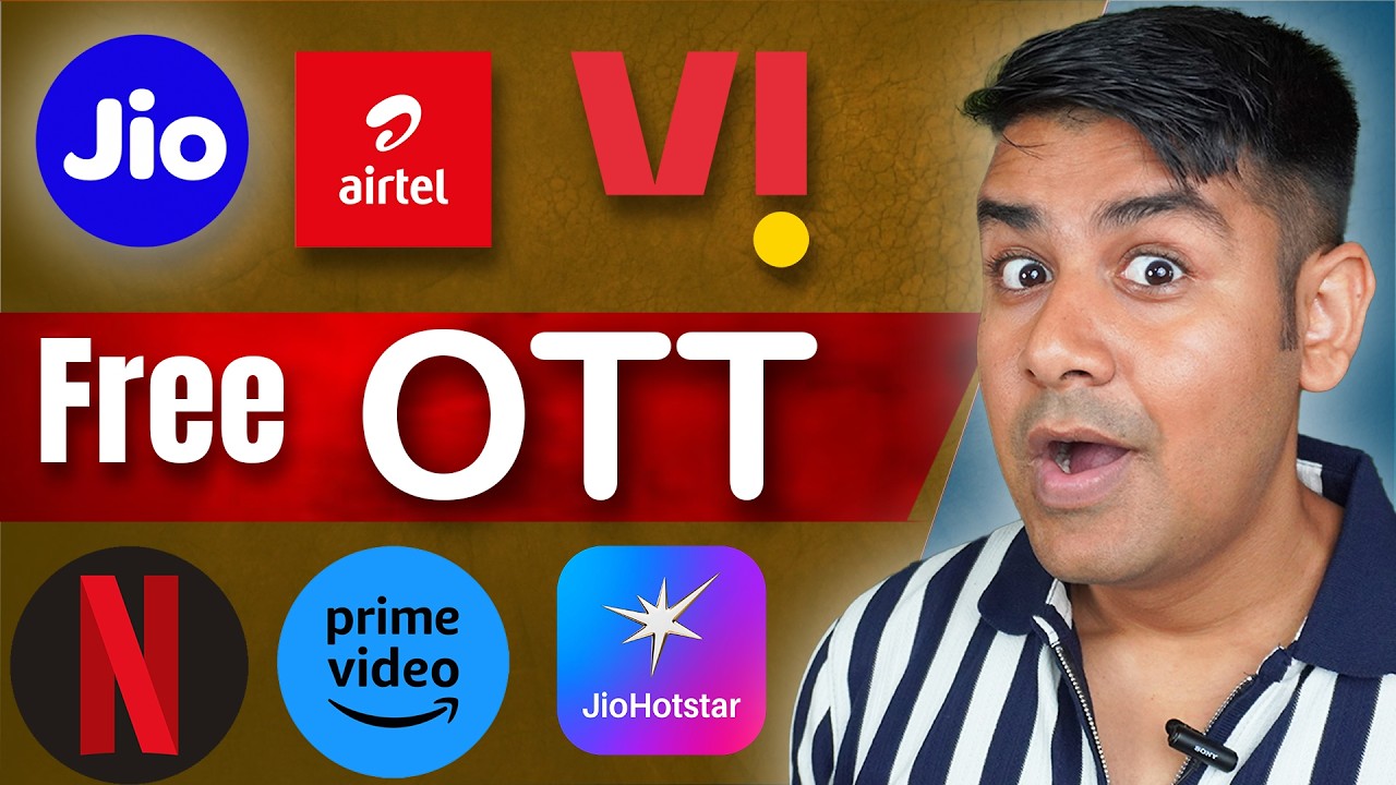 Free Netflix, Amazon Prime, Jio hotstar OTT Plans - Jio, Airtel, Vi (March 2026)