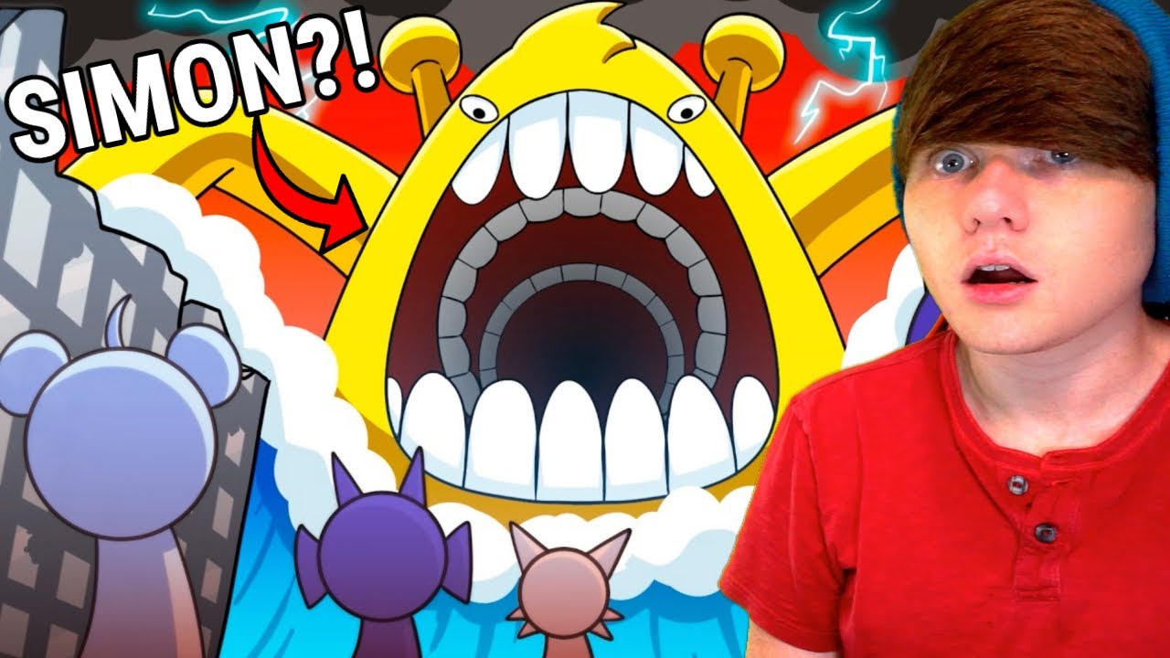 SIMON THE SPRUNKI EATER?! RISE of the SPRUNKI EATER... (Cartoon Animation) GameToons + REACTION!