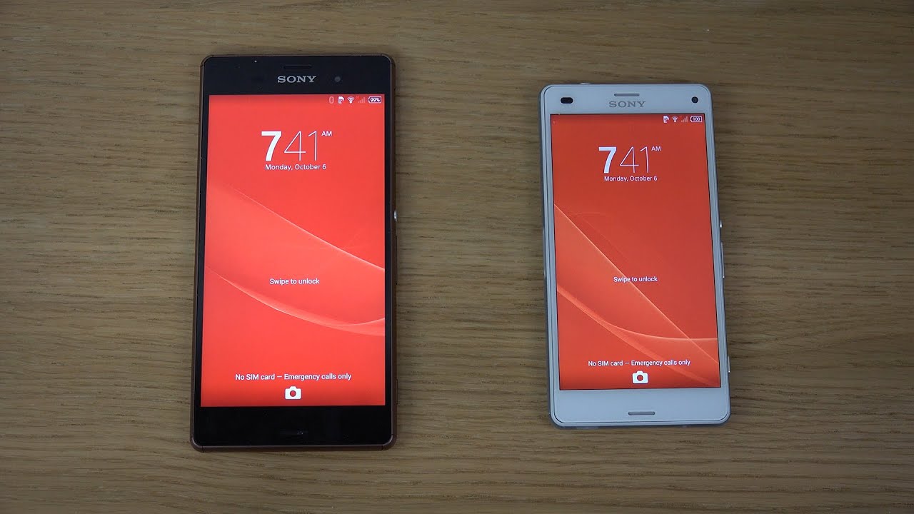 Sony Xperia Z3 vs. Sony Xperia Z3 Compact - Review (4K)
