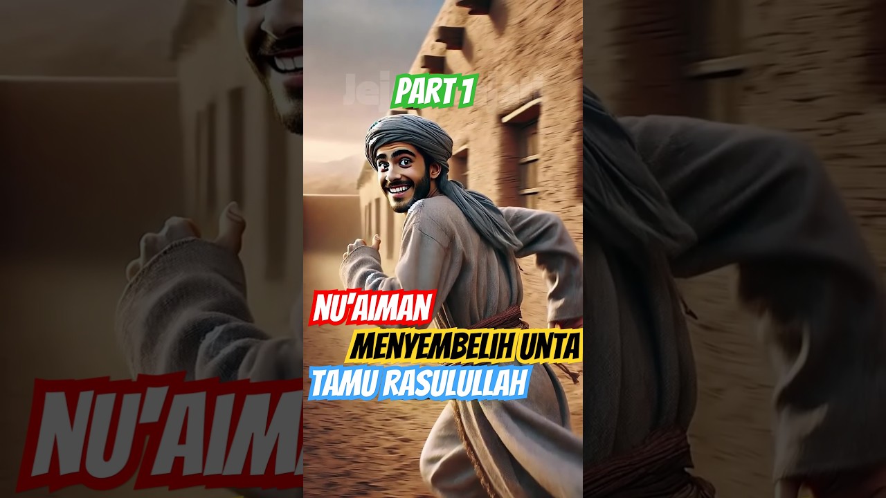 (Part 1) Kisah Lucu Nu'aiman - Menyembelih Unta Tamu Rasulullah SAW #feedshorts  #nuaiman
