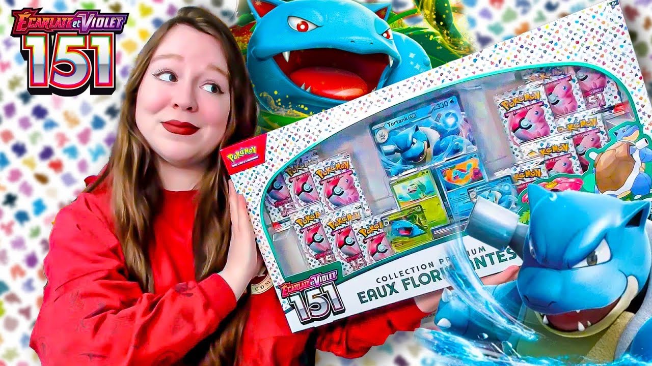 LE COFFRET TANT ATTENDU ! OUVERTURE POKÉMON 151 EAUX FLORISSANTES !