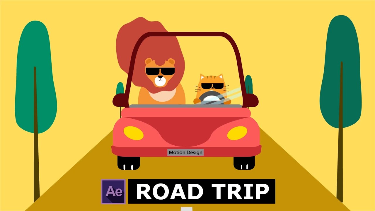 Road Trip Animation Tutorial : After Effects