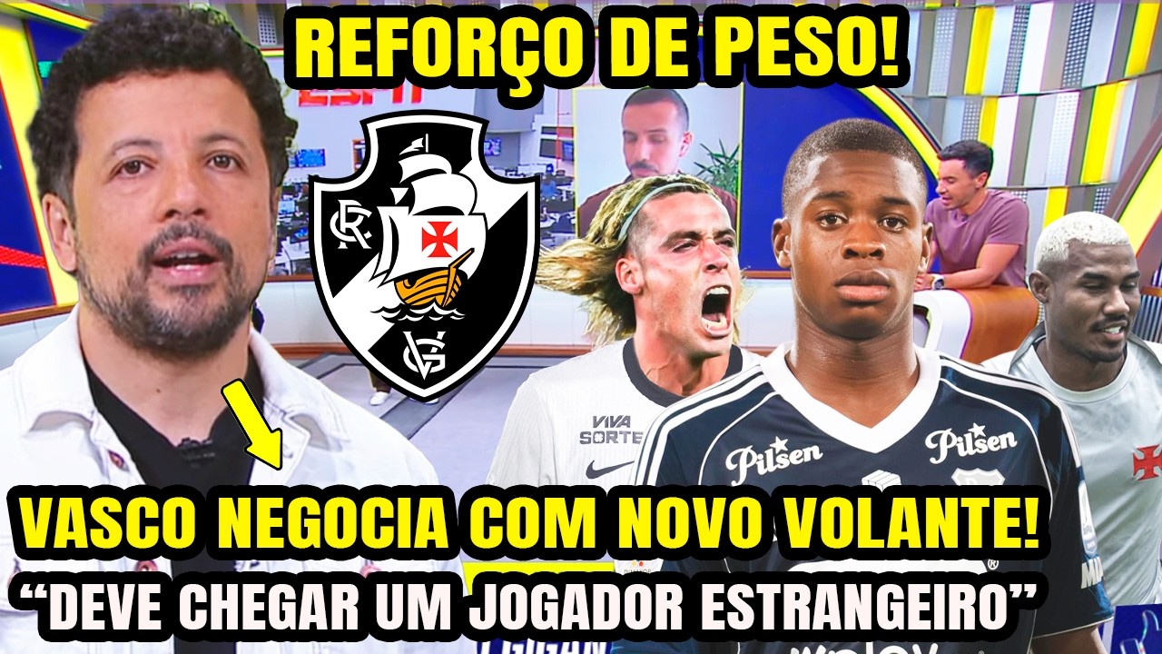 AGORA VAI! 💢 HALAM LOBOA NO VASCO? VEJA O QUE OS JORNALISTAS DA ESPN FALARAM SOBRE NOVO REFORÇO!