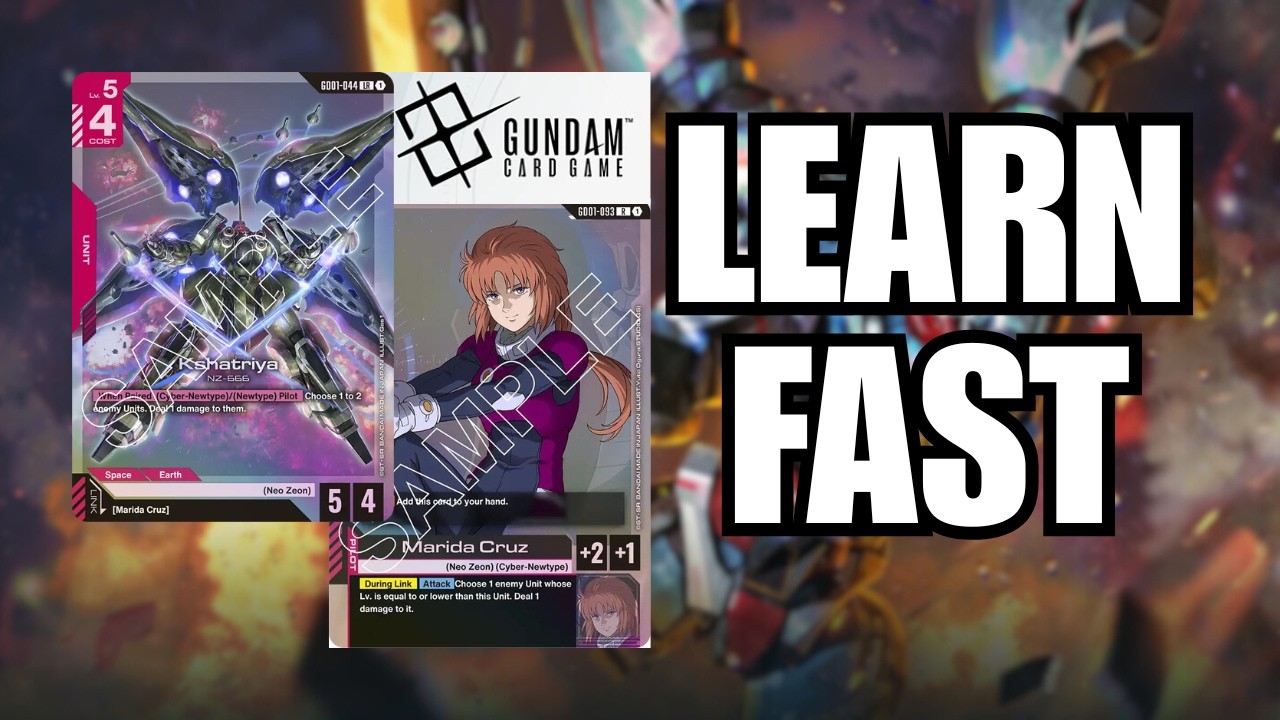 Learn Gundam TCG In 7 Minutes | How to Play Guide