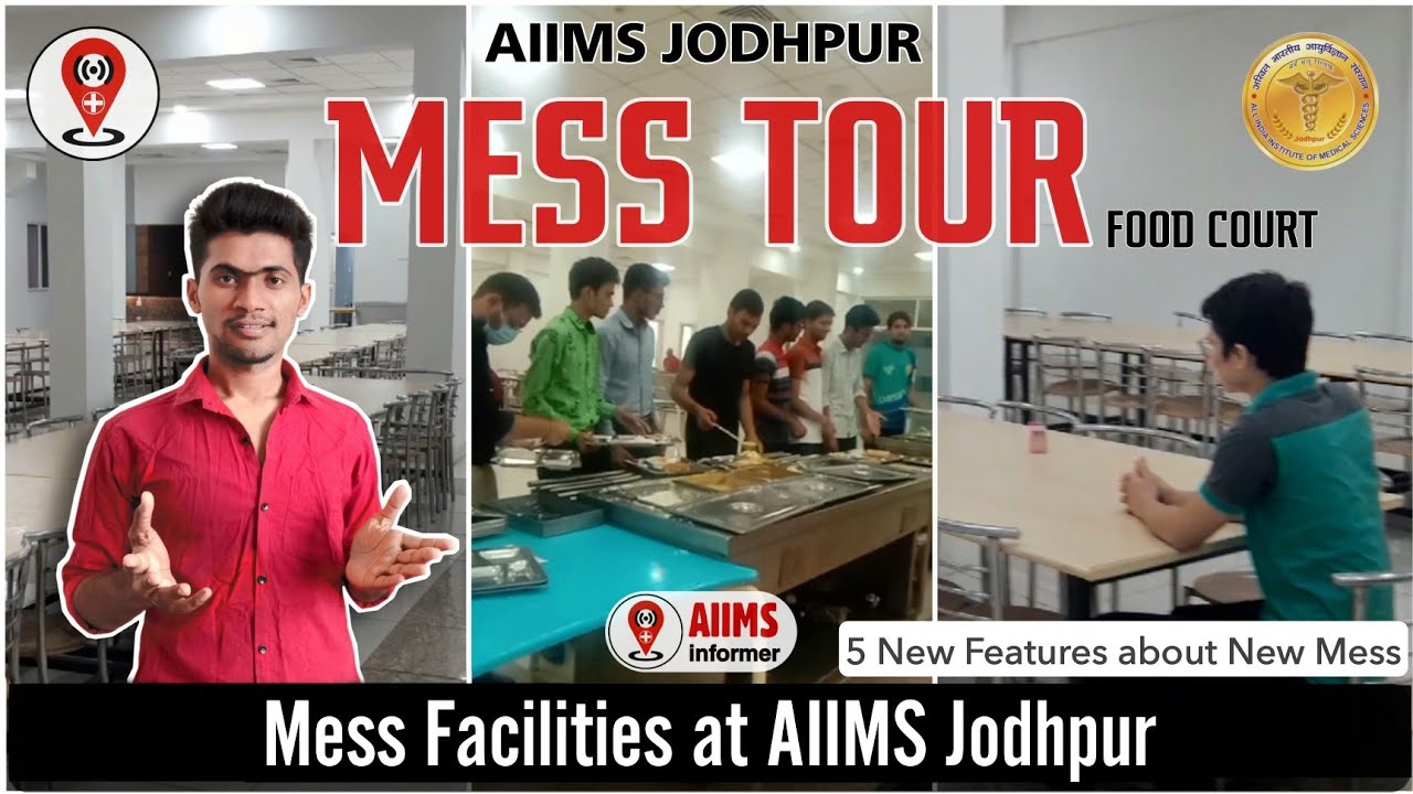 AIIMS Jodhpur Mess Tour 🔥 || Mess facilities at Aiims Jodhpur