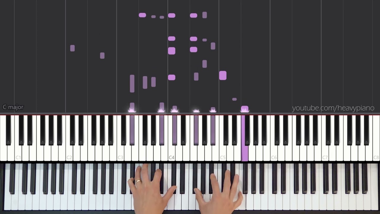 Bill Withers - Just the Two of Us Piano Synthesia Cover
