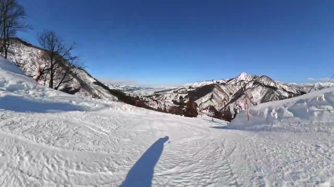 2026年2月18日 GALA湯沢スキー場 新幹線移動でスノボ N9ファルコン下山コース No 029