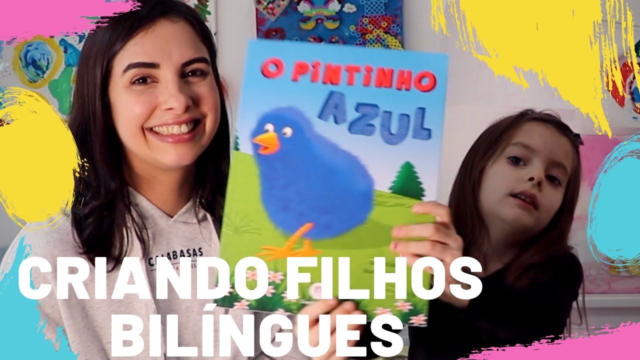 ENSINANDO PORTUGUÊS AS MINHAS FILHAS COM LIVROS | FILHOS BILÍNGUES