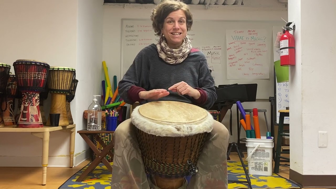 Passport rhythm with bass on djembe