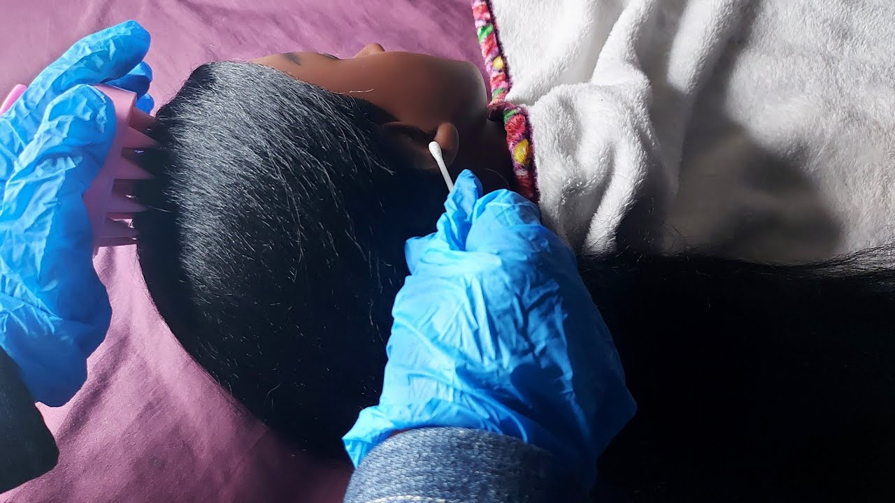 ASMR | Head Massage & Ear Cleaning 
