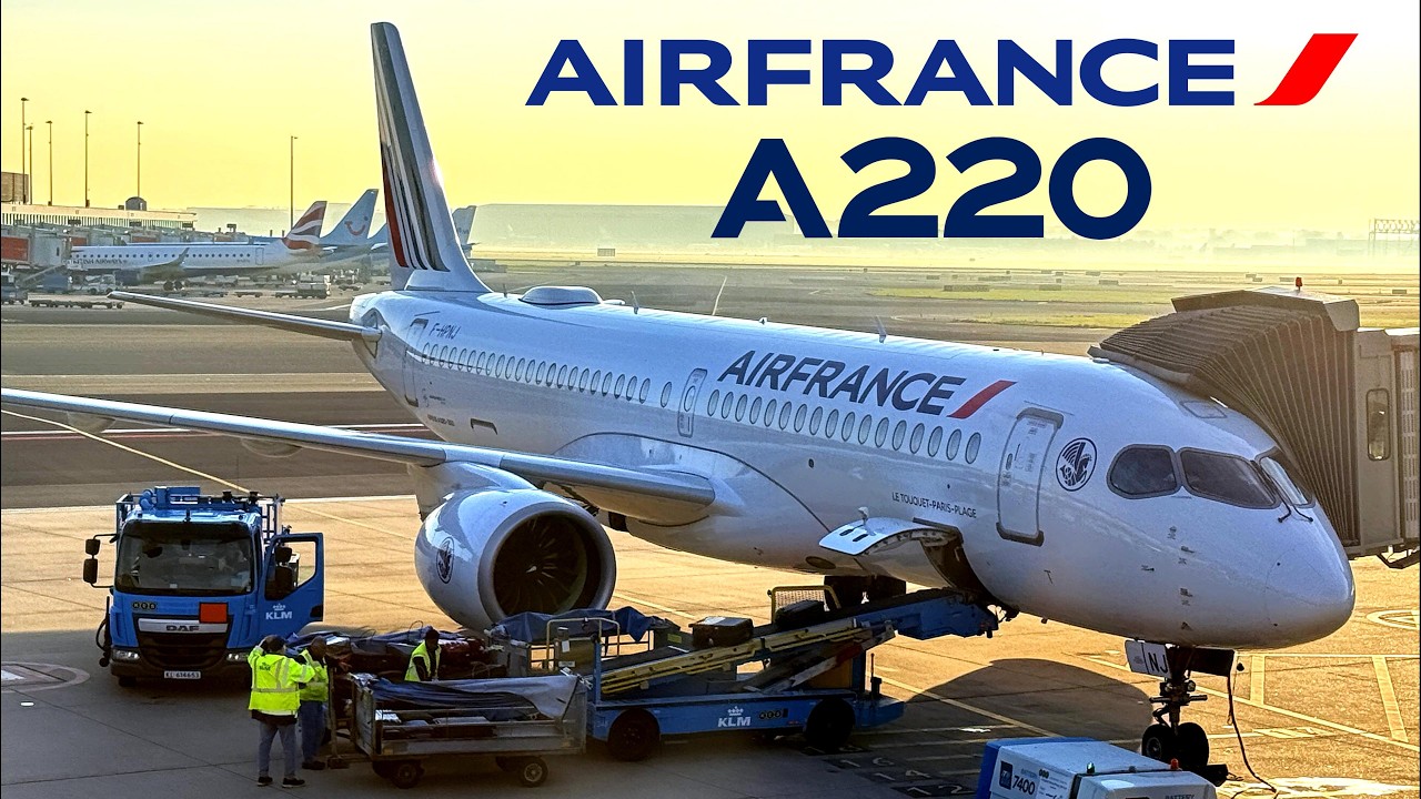 🇫🇷 Paris CDG - London Heathrow LHR 🇬🇧 Air France Airbus A220 [FULL FLIGHT REPORT]