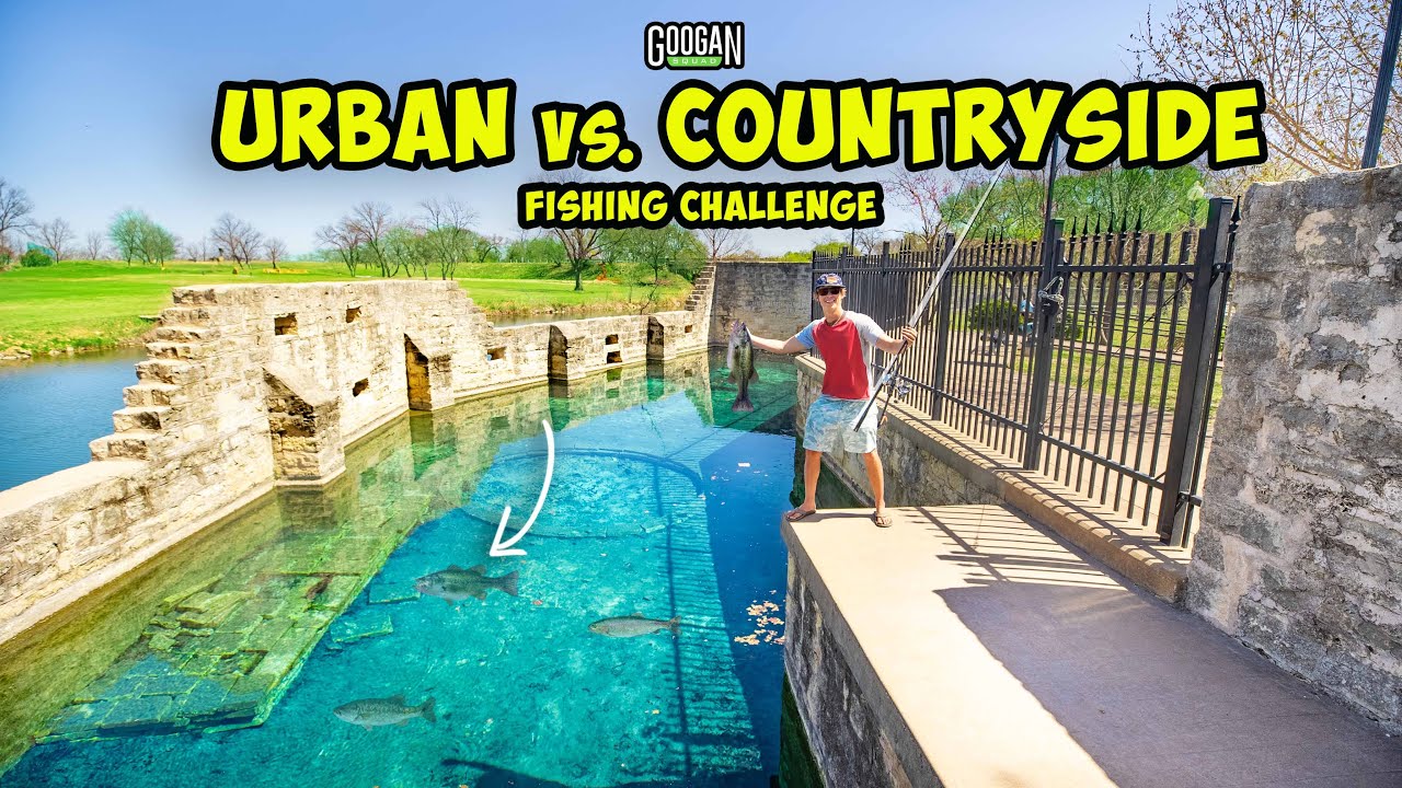 2v2 URBAN vs. COUNTRYSIDE Multi Species Fishing CHALLENGE!