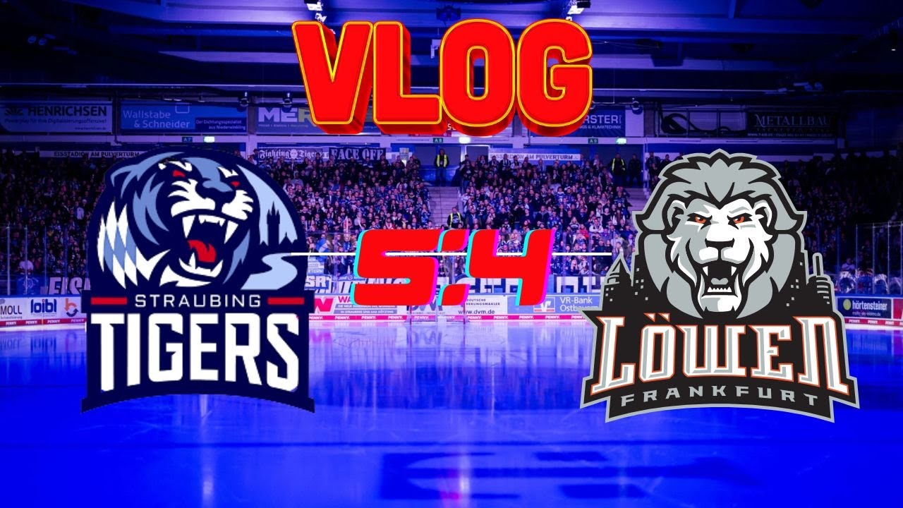 DEL Stadion-VLOG 🔥 Straubing Tigers vs. Löwen Frankfurt | Mega Stimmung, Tor-Festival
