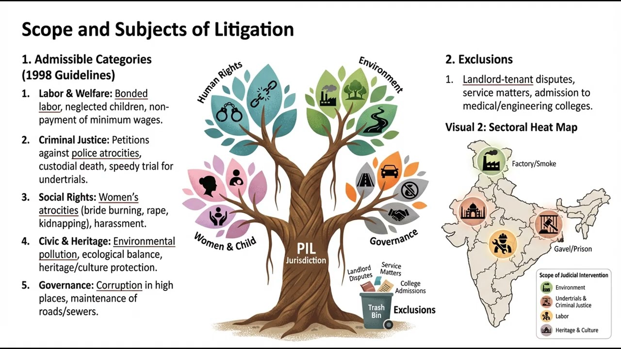 Public Interest Litigation (PIL) (pol-g2.37) || Indian Polity