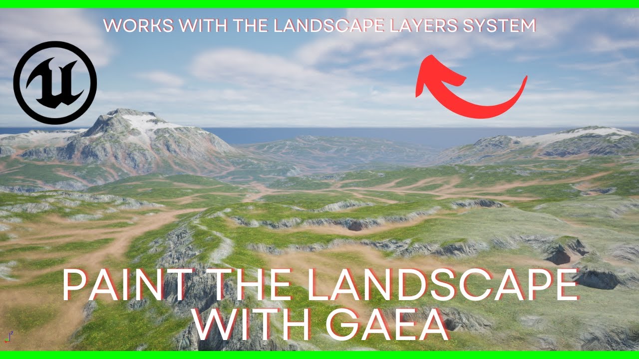Как текстурировать ландшафт с помощью Gaea | Учебное пособие по Gaea и Unreal Engine 5