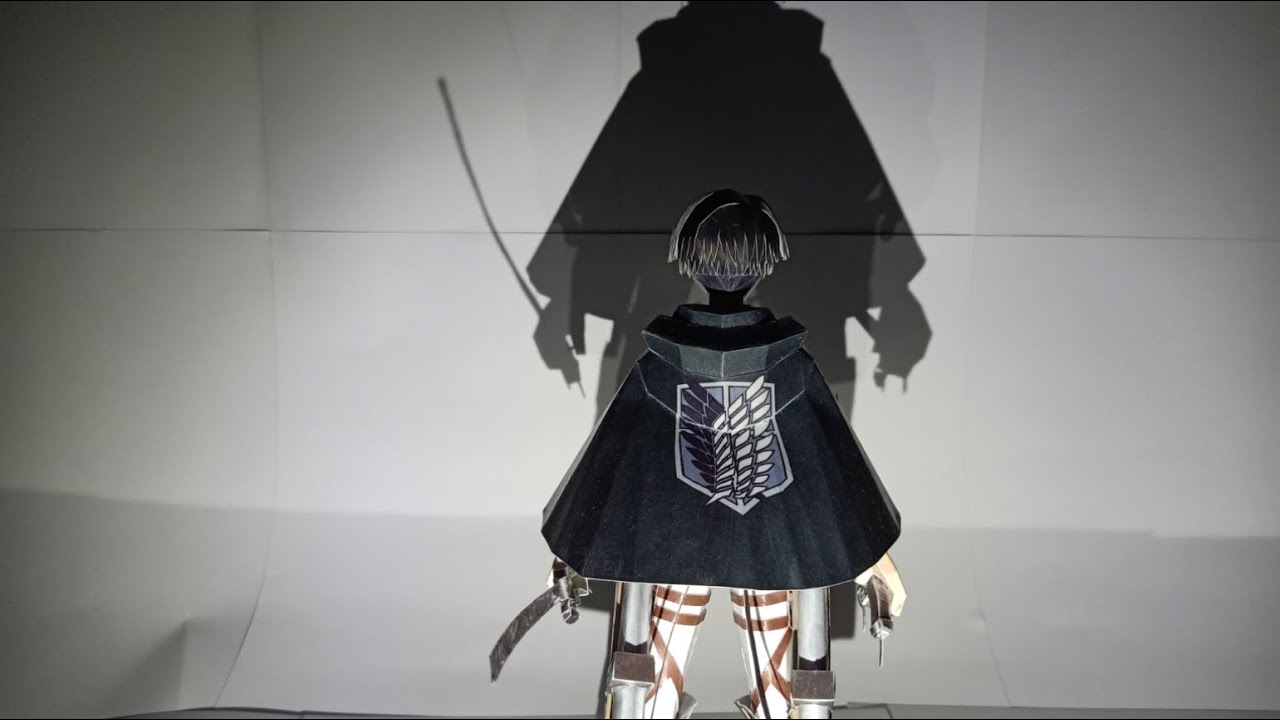 Levi Ackerman from paper (Papercraft)