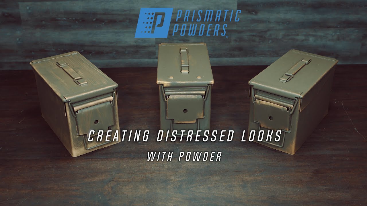 Prismatic Powders | Distressed Success (How to achieve a distressed look w/ Powder Coating)